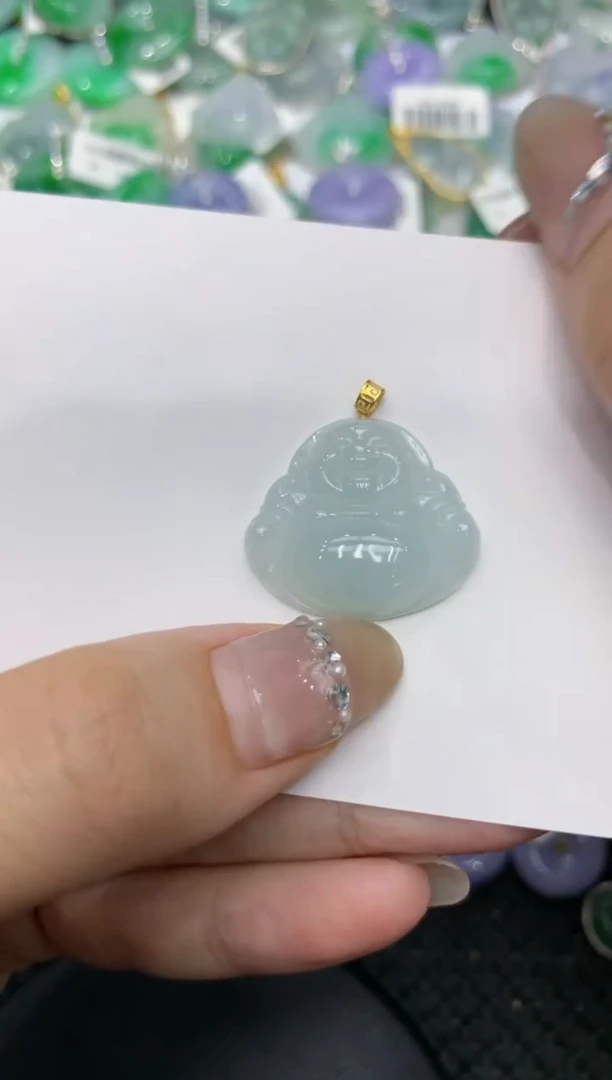 【闪购商品】翡翠颈饰18K金镶嵌222222222