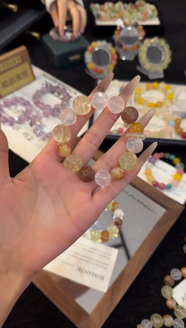 合金手链水晶多宝手链x3181
