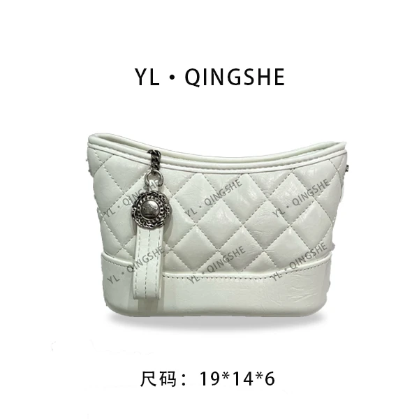 【依琳定制】女士潮流时尚经典气质手拎单肩包ZT-D7158-可可奶白