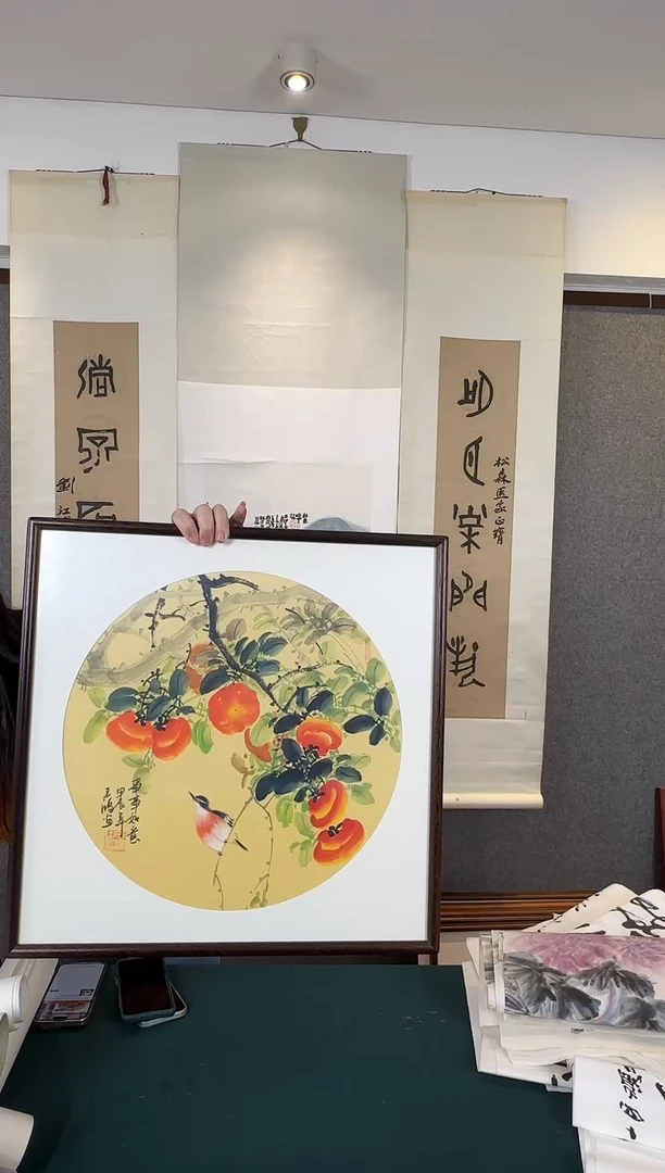 国画老师手写手绘作品