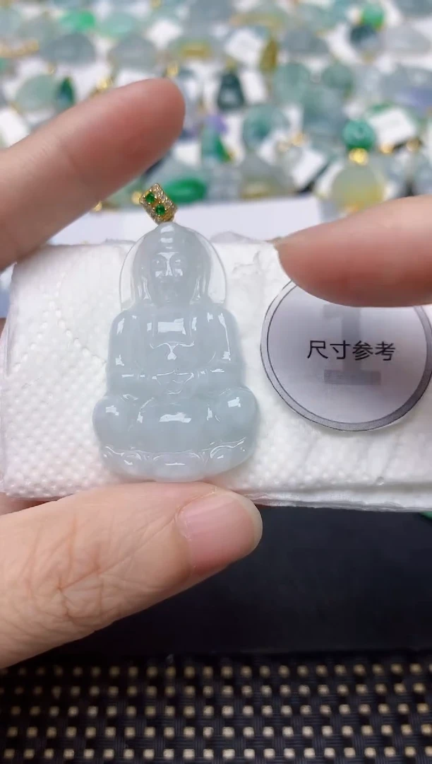 颈饰未镶嵌翡翠天然缅甸A货翡翠