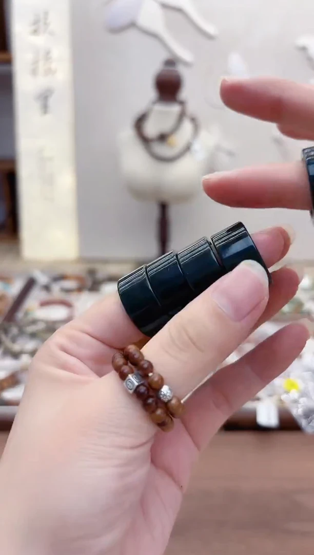 未镶嵌手链和田玉K175和田玉戒指16.5