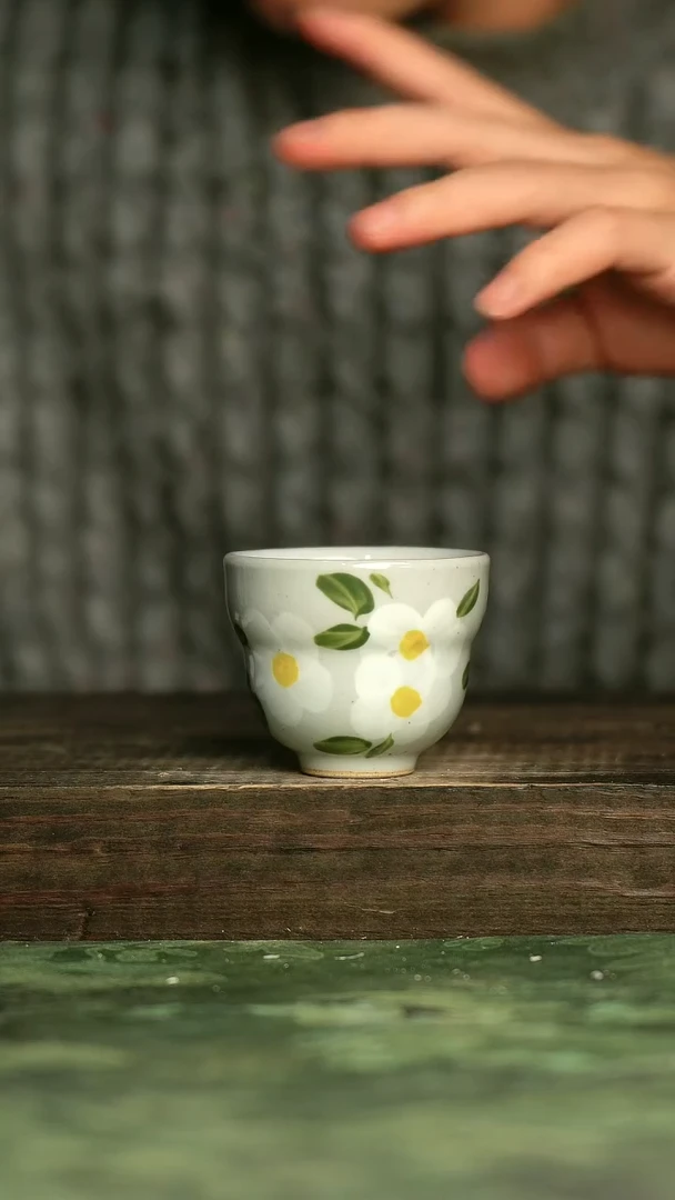 青诗集手工手绘瓷器