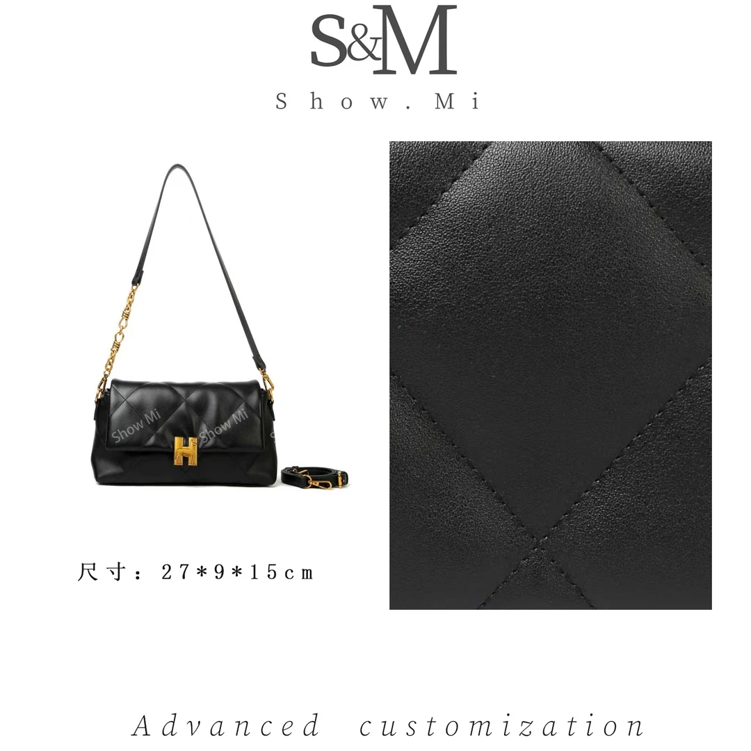 【Show Mi】SKL-7780-黑色-轻奢小众时尚百搭女士包包sm