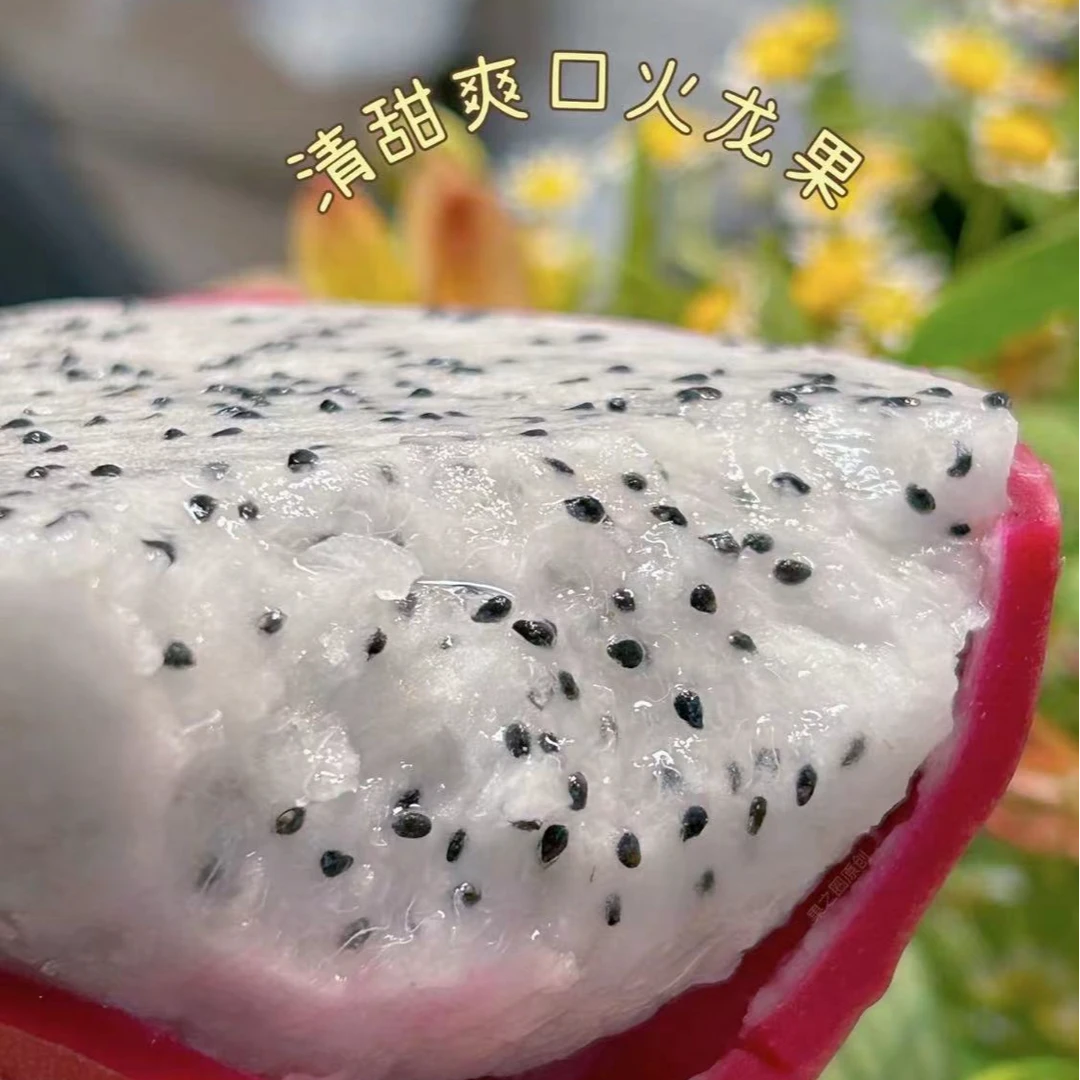 【越南 白心火龙果】4颗装 新鲜采摘火龙果 甜而不腻 【河南省内发】