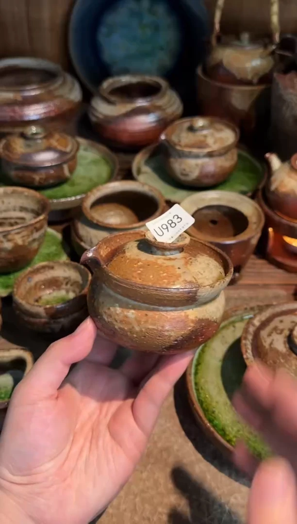 U983破碎感泥料非柴烧跑单禁拍，盖有裂特价