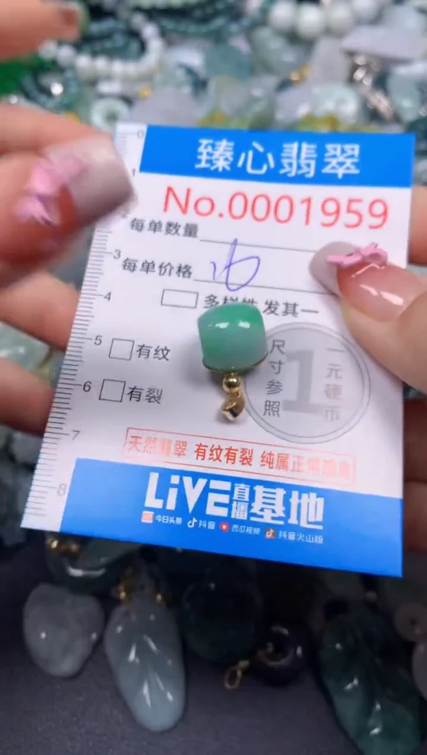 【闪购商品】翡翠颈饰未镶嵌含绳0001959