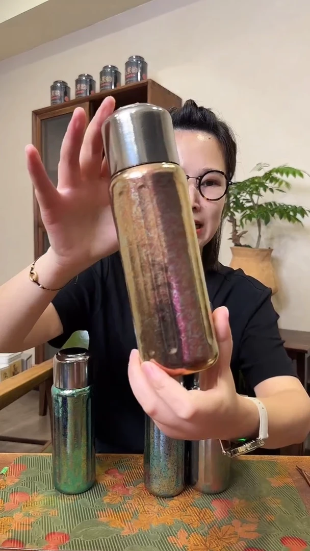500毫升纯钛粉色