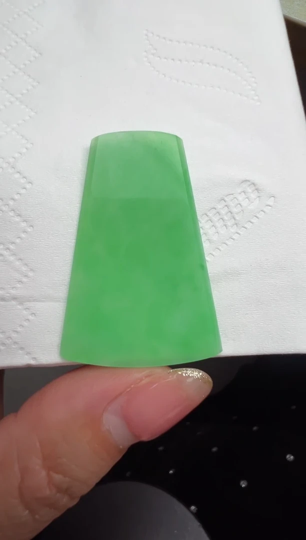 【闪购商品】定制翡翠未镶嵌38.2*26.5*1.4无事牌