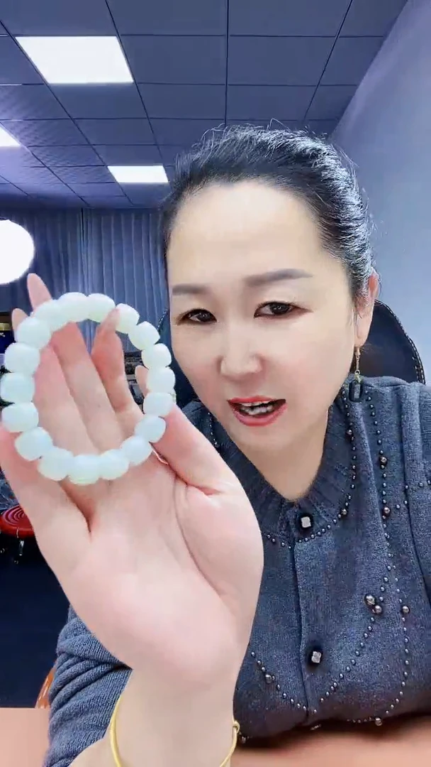 未镶嵌手串和田玉纯天然和田玉新疆米达羊脂白玉12