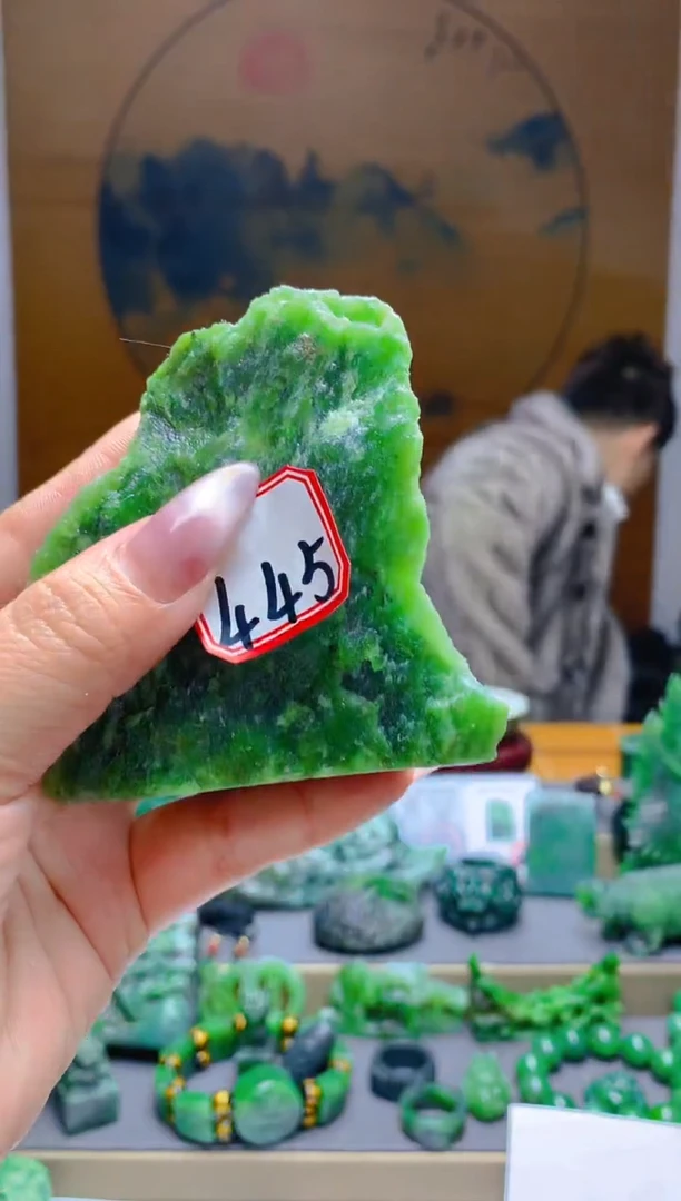 【闪购商品】和田玉（碧玉）珠宝半成品未镶嵌1