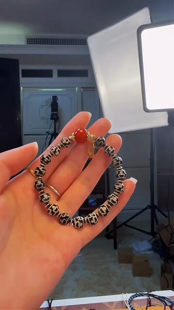 玛瑙/玉髓手链未镶嵌传世珠宝