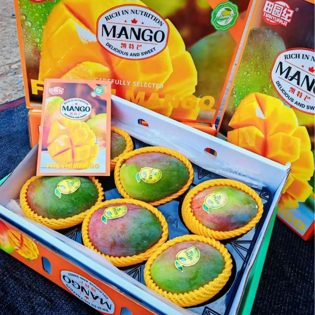 【中秋礼盒】[N]田园纪凯特芒果 箱/6-8枚仅太原晋中吕梁忻州可拍