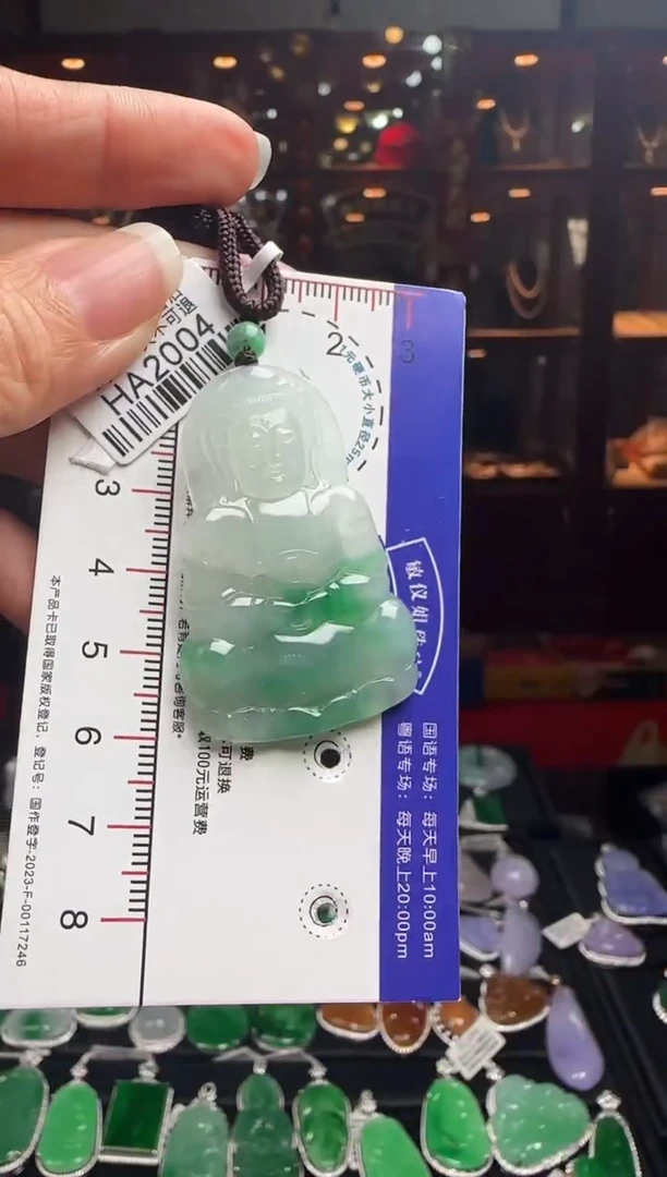 【闪购商品】翡翠颈饰未镶嵌HA2004观音