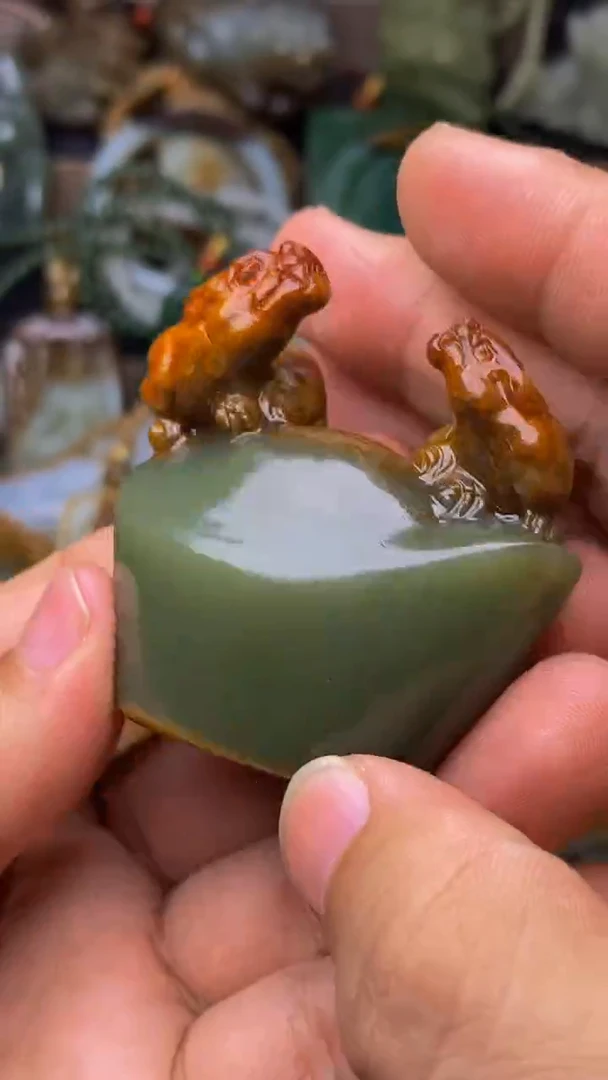 未镶嵌和田玉把件財*順1