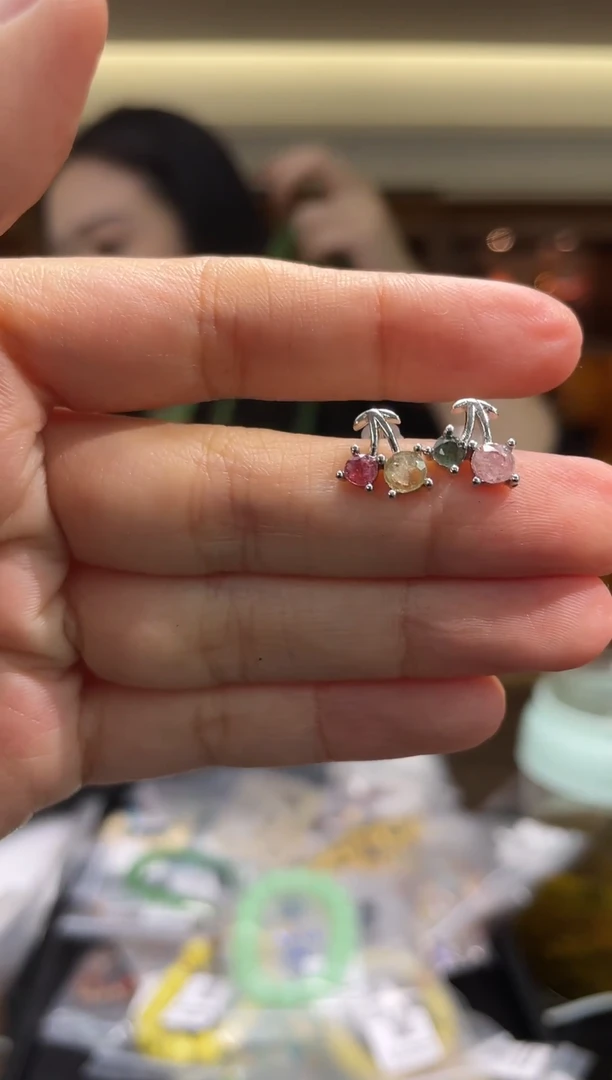 未镶嵌·碧玺（多样性发一对）