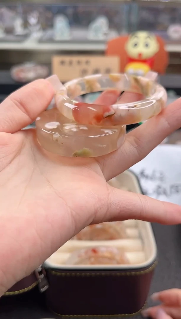 未镶嵌手镯石英质玉51圈口（赠品镯心）S961002