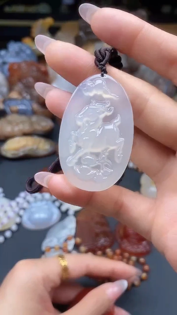 【闪购商品】玛瑙/玉髓颈饰未镶嵌dd