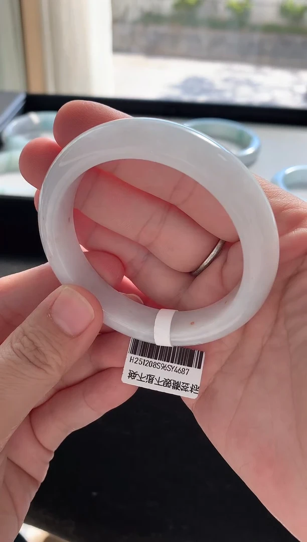 未镶嵌手镯翡翠55正圈Y4687买断