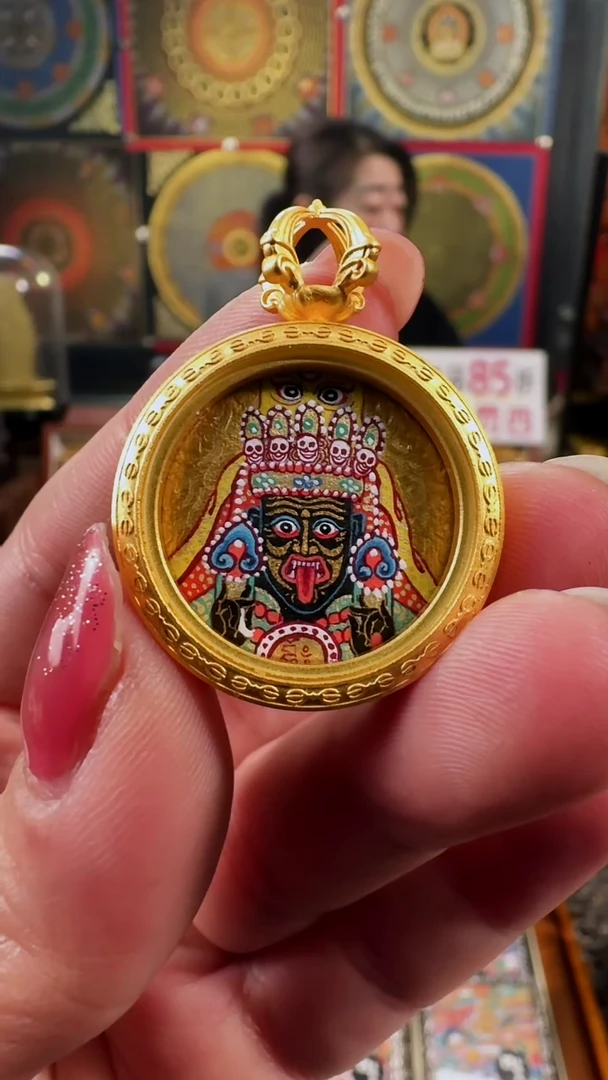 【闪购商品】吊坠壹善缘城手绘唐卡新春大促扎基