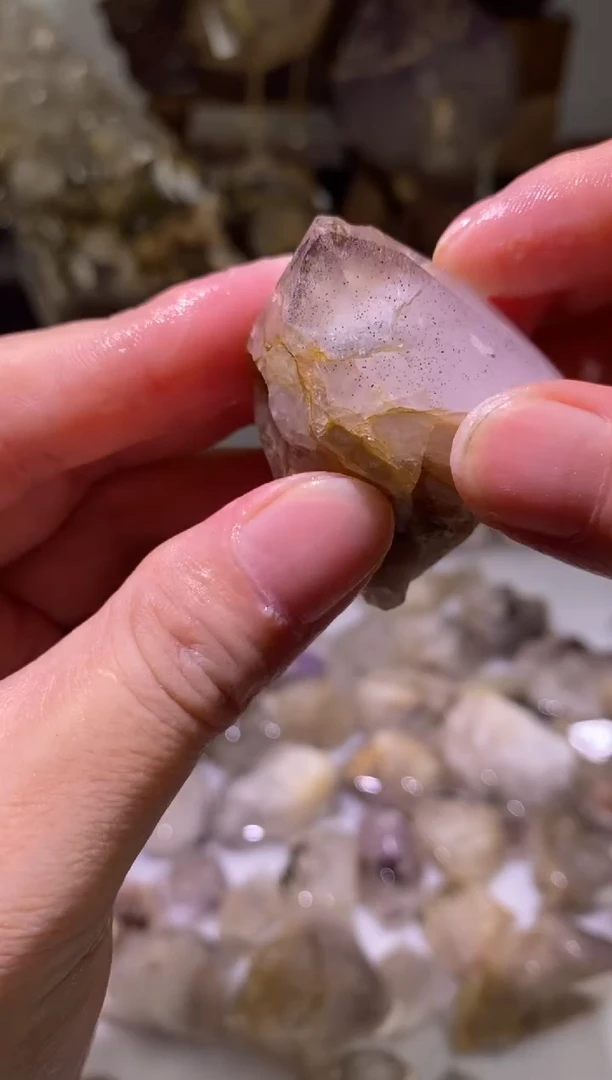 未镶嵌珠宝半成品水晶86号四川超七花园水晶