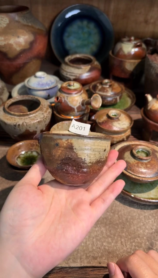 A201单禁拍破碎感泥料非柴烧