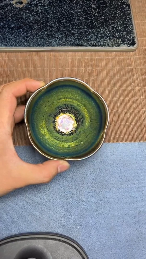 【闪购商品】茶盏名家谢贞生建盏（带证书礼盒）24