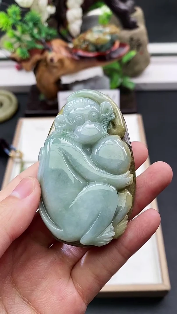 颈饰未镶嵌翡翠天然缅甸A货翡翠