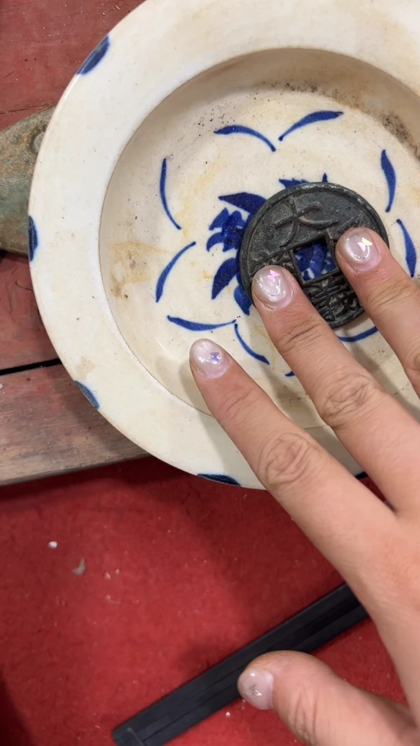 瓷片手工，手绘，陶瓷1