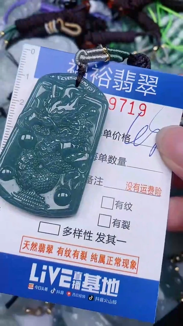 翡翠未镶嵌颈饰...0009719