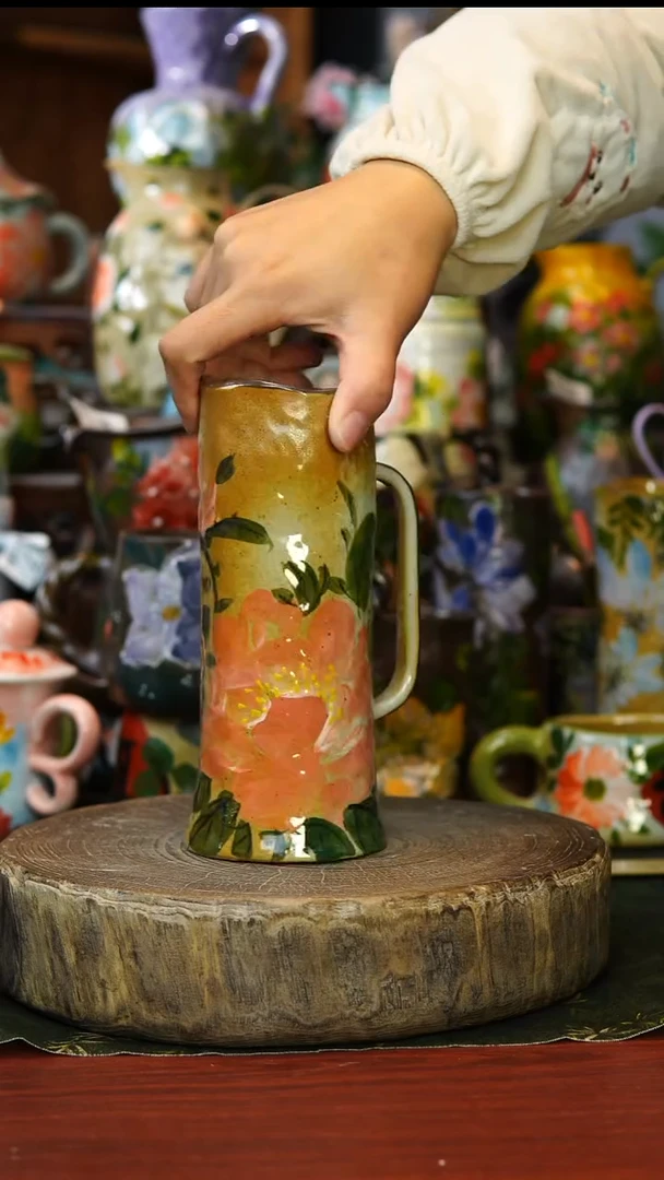 陶瓷38景德镇手工手绘釉下彩