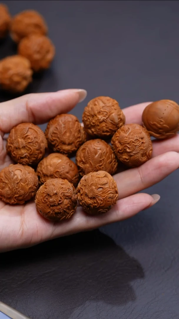 手串/手链橄榄核25九龙戏珠