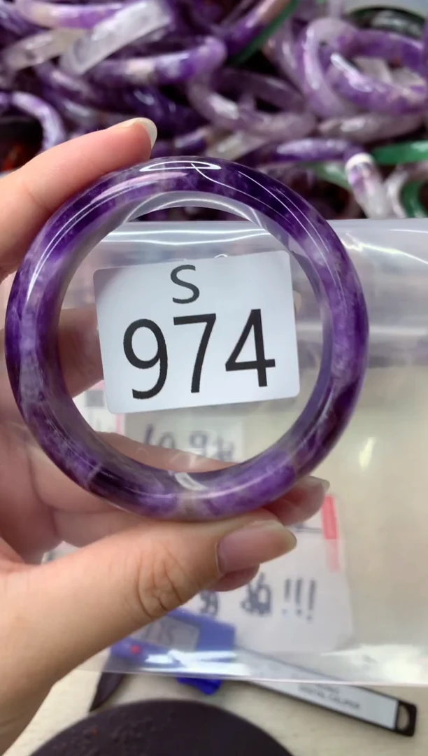 未镶嵌手镯水晶S974-52