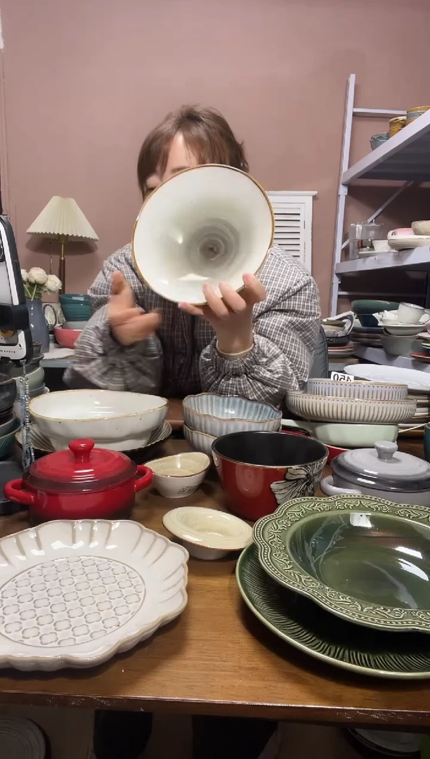 陶瓷微瑕（1个装）星空斗笠碗