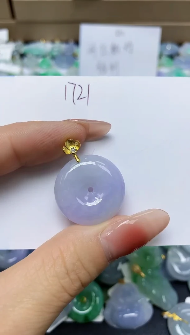 翡翠未镶嵌颈饰 天然缅甸翡翠A货