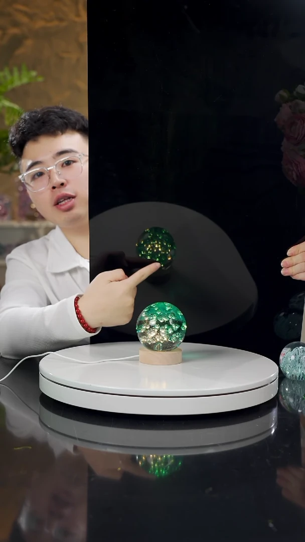 手工艺品琉璃?****?琉璃绿小球摆件
