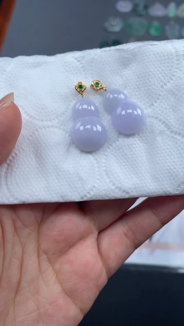 【闪购商品】定制翡翠18K金镶嵌-09HDJT0152345多样性发其一