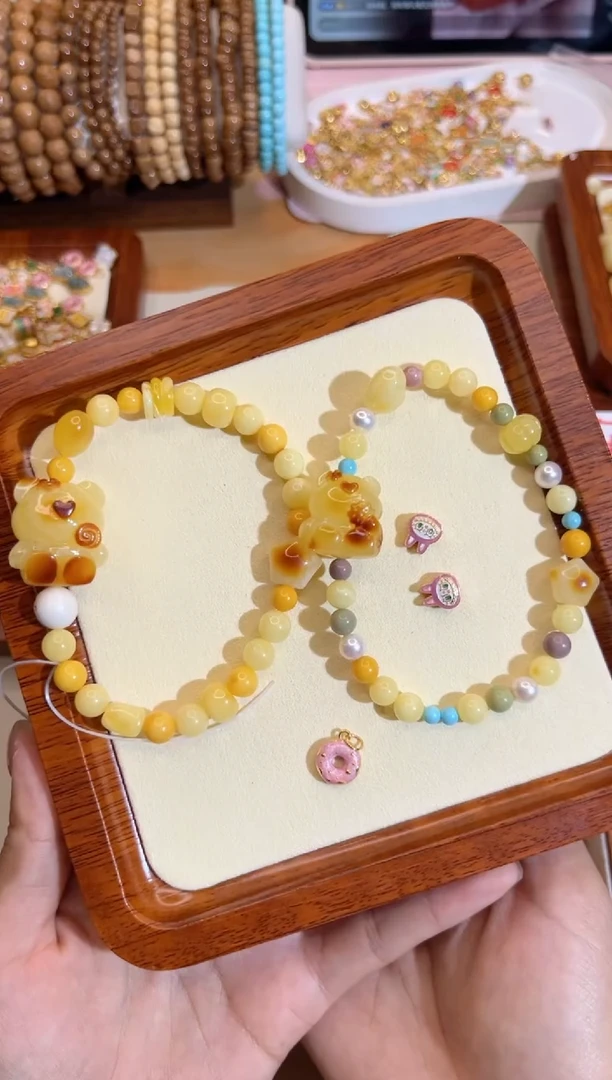 【闪购商品】蜜蜡裸石未镶嵌手串套装