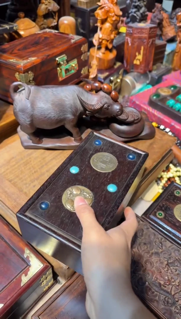 木紫檀推拉盒扭转乾坤