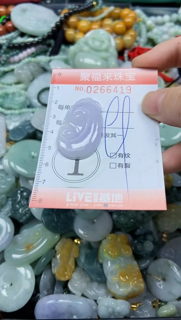未镶嵌挂件翡翠闪购0266419