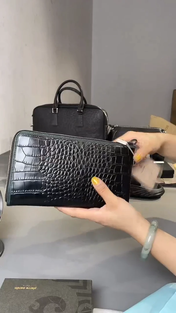 牛皮（革）韩爵绅士包包皮具418