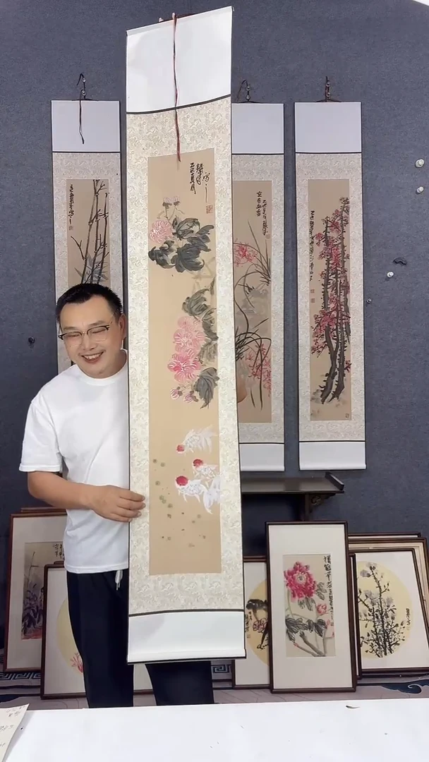国画175*32吴铁成作品