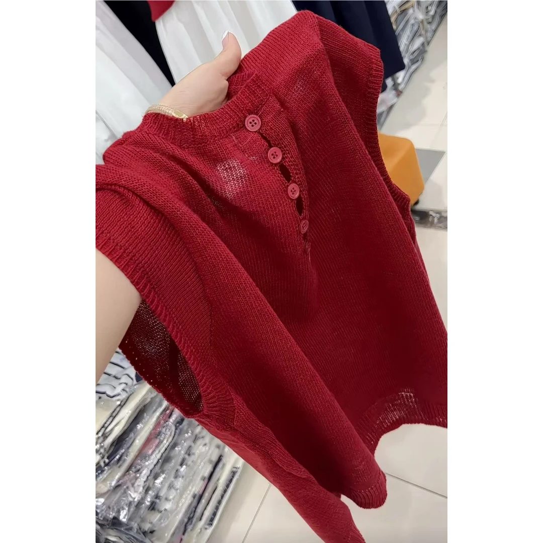 今年流行穿搭2025夏季新款温柔风毛针织衫常规时尚百搭休闲风上衣