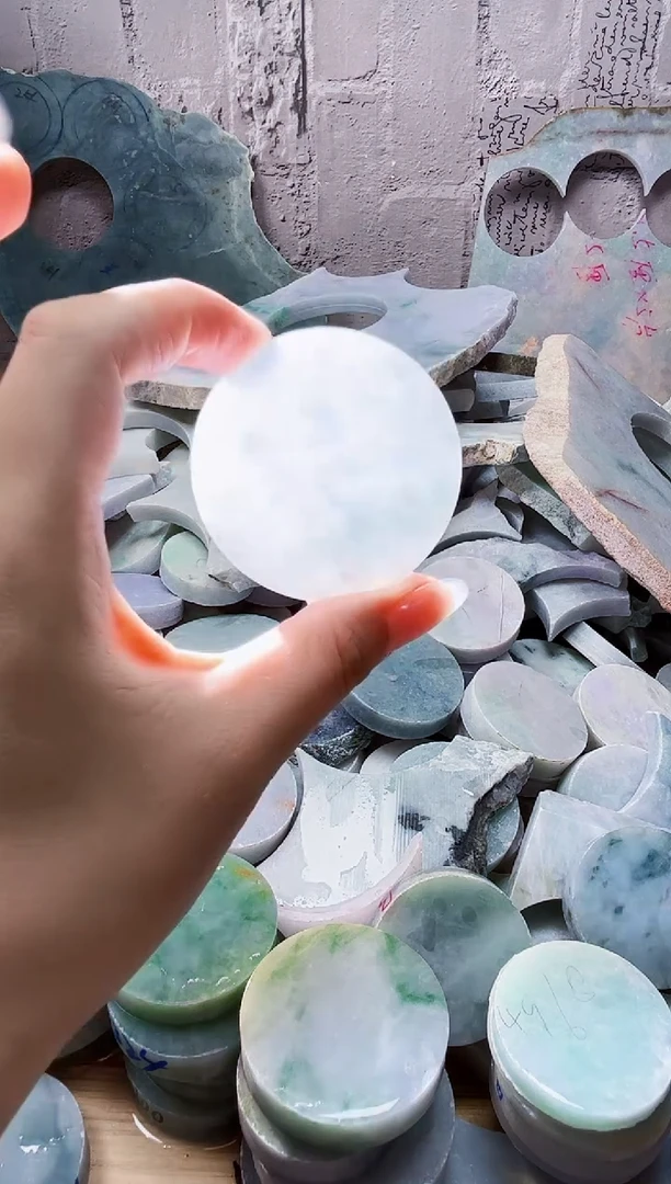 裸石翡翠天然翡翠A货208