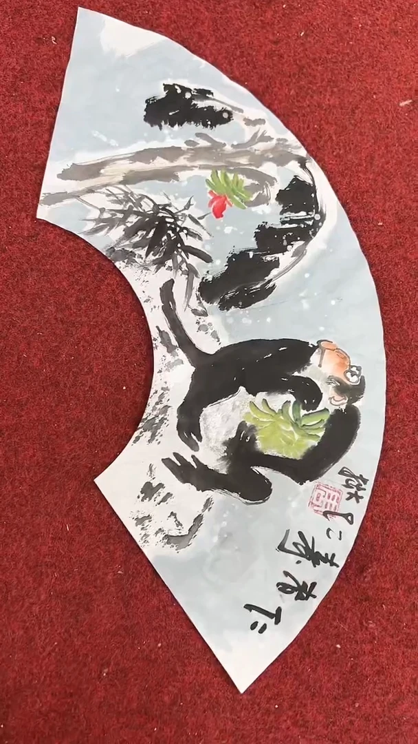 国画周大拙/国画/花鸟