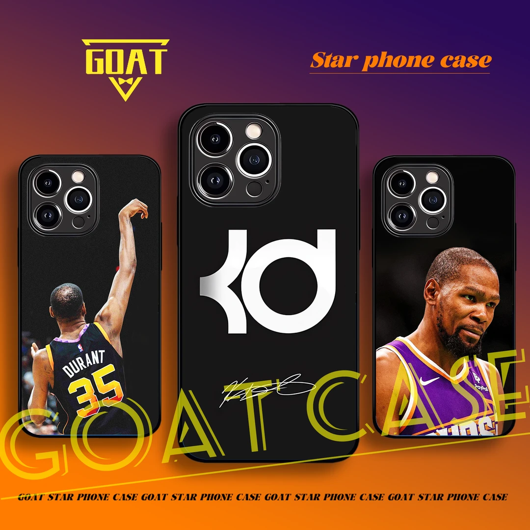 GOAT杜兰特NBA全包硅胶/玻璃手机壳【适用于苹果华为OPPO小米VIVO】