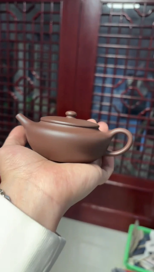 【闪购商品】紫砂茶壶紫泥扁晨150毫升