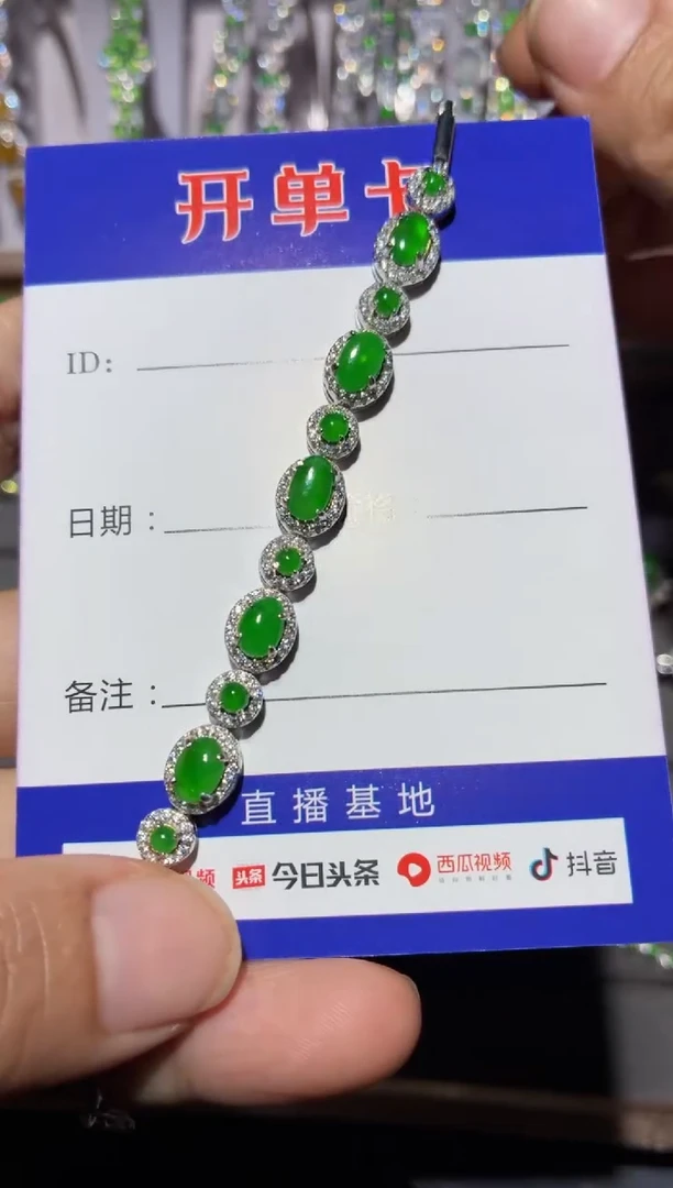 颈饰银S925镶嵌翡翠全量