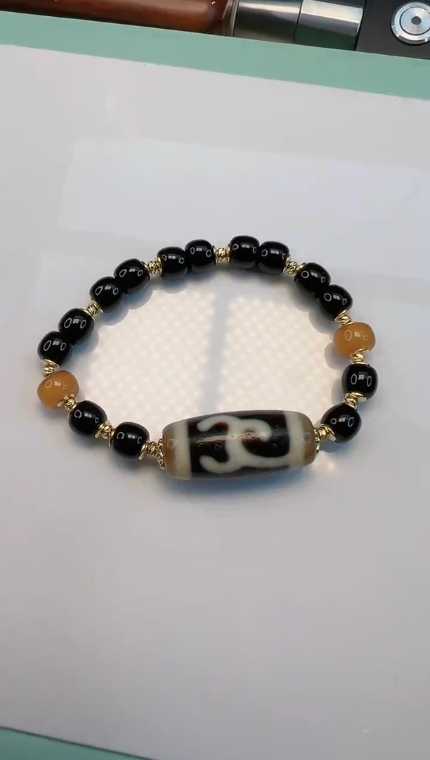 未镶嵌手串玛瑙/玉髓（覆膜）Y21391（拍一发一）多样性发货