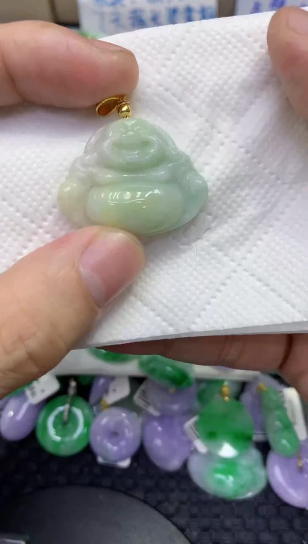 颈饰未镶嵌翡翠天然缅甸A货翡翠
